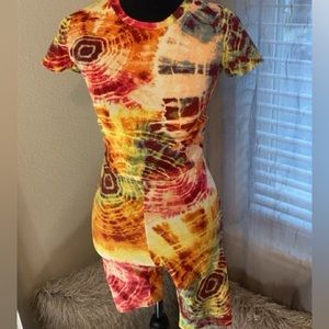 Cute colorful 2 piece short set